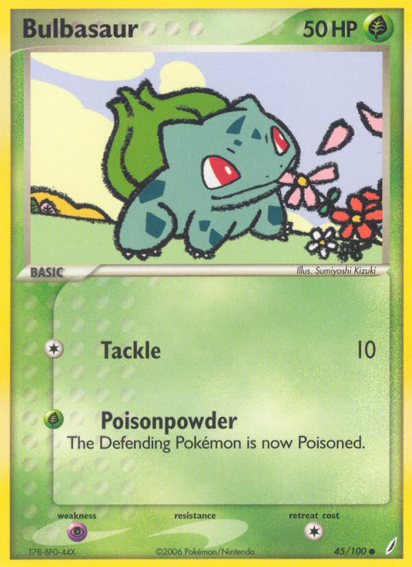 EX Crystal Guardians Bulbasaur #45/100